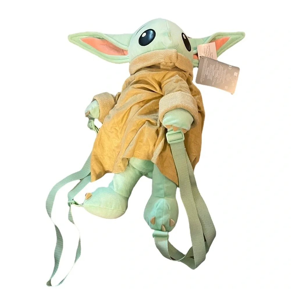 Disney Parks Star Wars Mandalorian The Child Yoda - Grogu Plush Backpack
